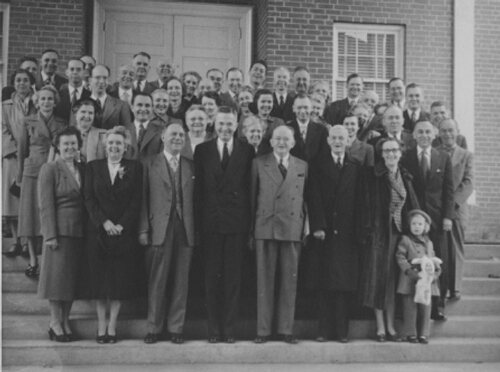 6.1.47: Radford and  VPI Faculty, 1952