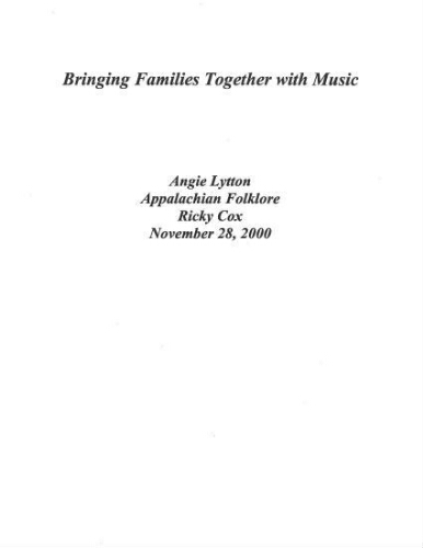 Bringing Families Together with Music