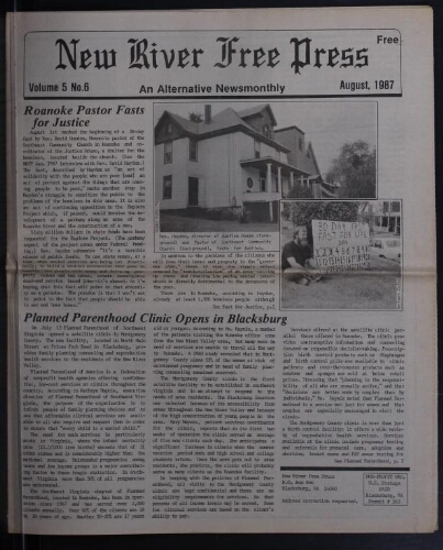 New River Free Press, August 1987