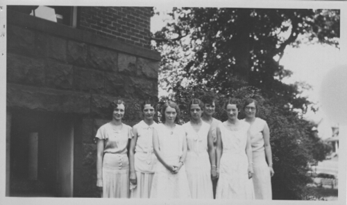 Radford College secretarial staff, 1930-31
