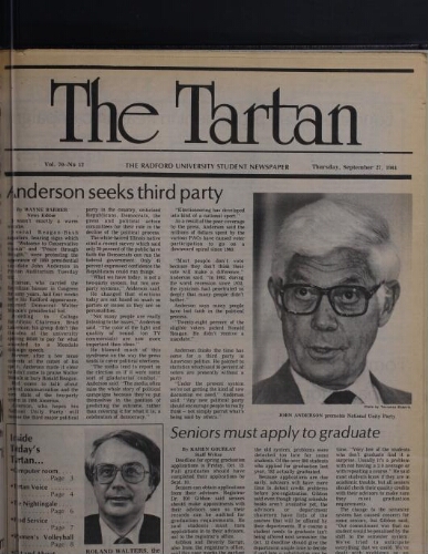 Tartan, 1984-09-27