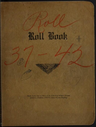 Woman's Club Roll Book, 1937-1942