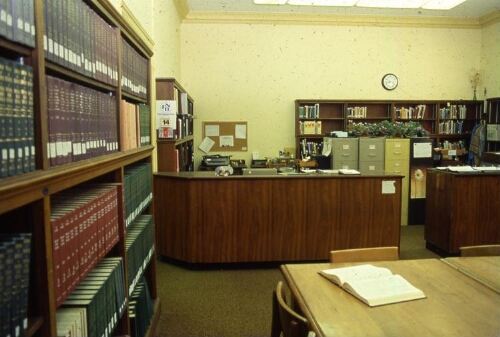 McConnell Library Circulation Workroom