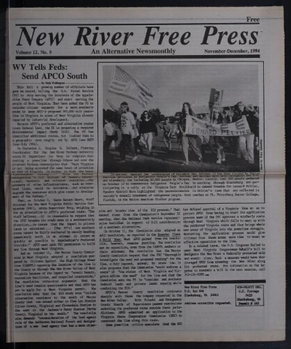 New River Free Press, November 1994
