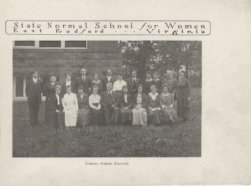 Views - State Normal School for Women, East Radford, Virginia (1920), page 1