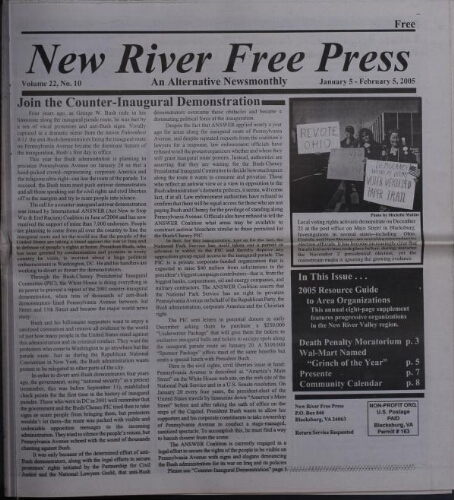 New River Free Press, January 2005
