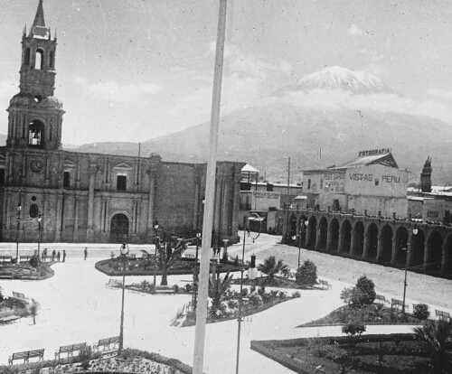 Plaza of Arequipa, and Monte Mist, Peru