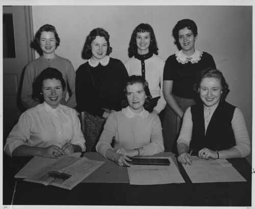 4.4.5: Grapurchat Business Staff (from the 1958 Beehive)