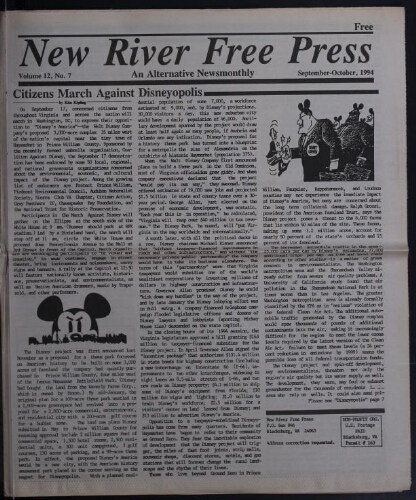 New River Free Press, September 1994