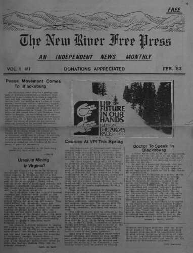 New River Free Press, February 1983