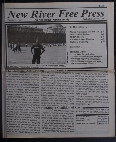 New River Free Press, September 1992