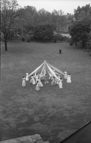 2.22.7-10: May Day festivities, Radford Campus, 1940s