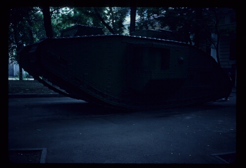 British Tank Used Against October (Nov.) 1917 Revolution - Kharkov History Museum - USSR