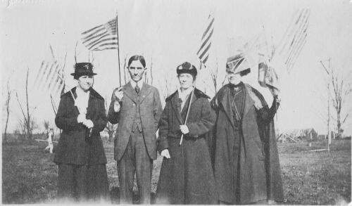 1.14.9: Flagpole on Radford Campus, 1918