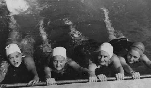 3.1.6: Swimmers in the Radford college pool