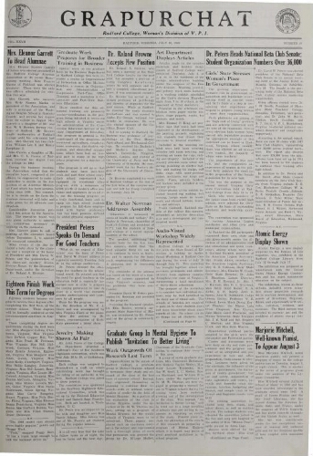 Grapurchat, July 9, 1948