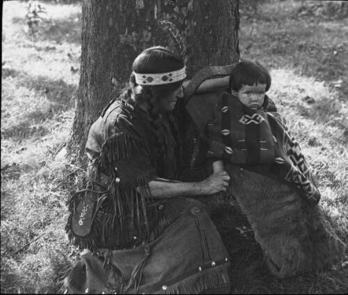 An Indian Mother and Her Child, Michigan.