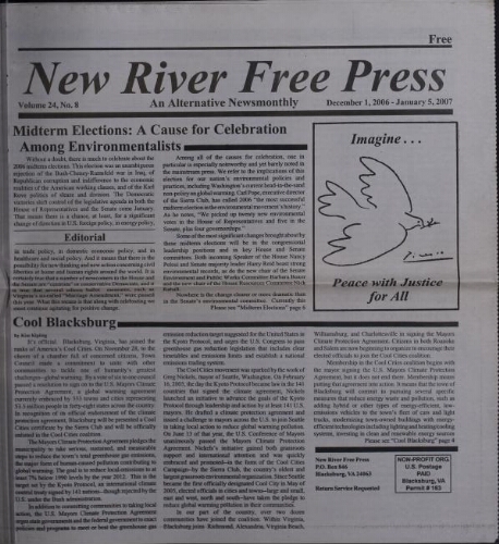 New River Free Press, December 2006