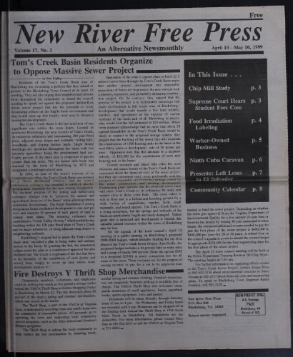 New River Free Press, April 1999