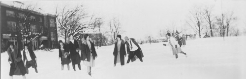 1.4.5 Students in Snow, 1930