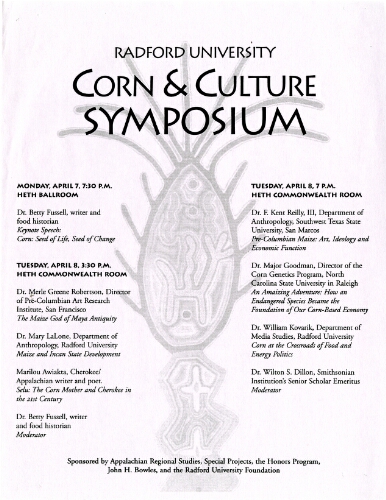 Corn & Culture Symposium