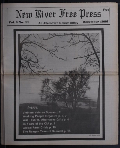 New River Free Press, December 1986