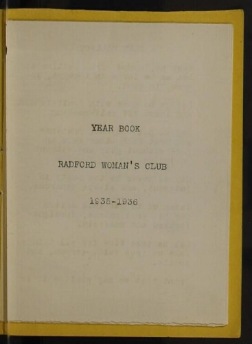 Year Book 1935-1936