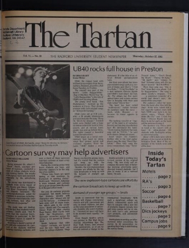 Tartan, 1985-10-17