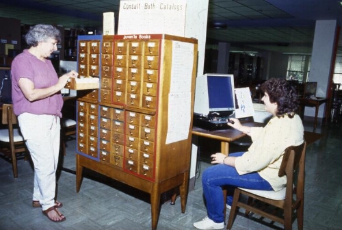 McConnell Library Card Catalog